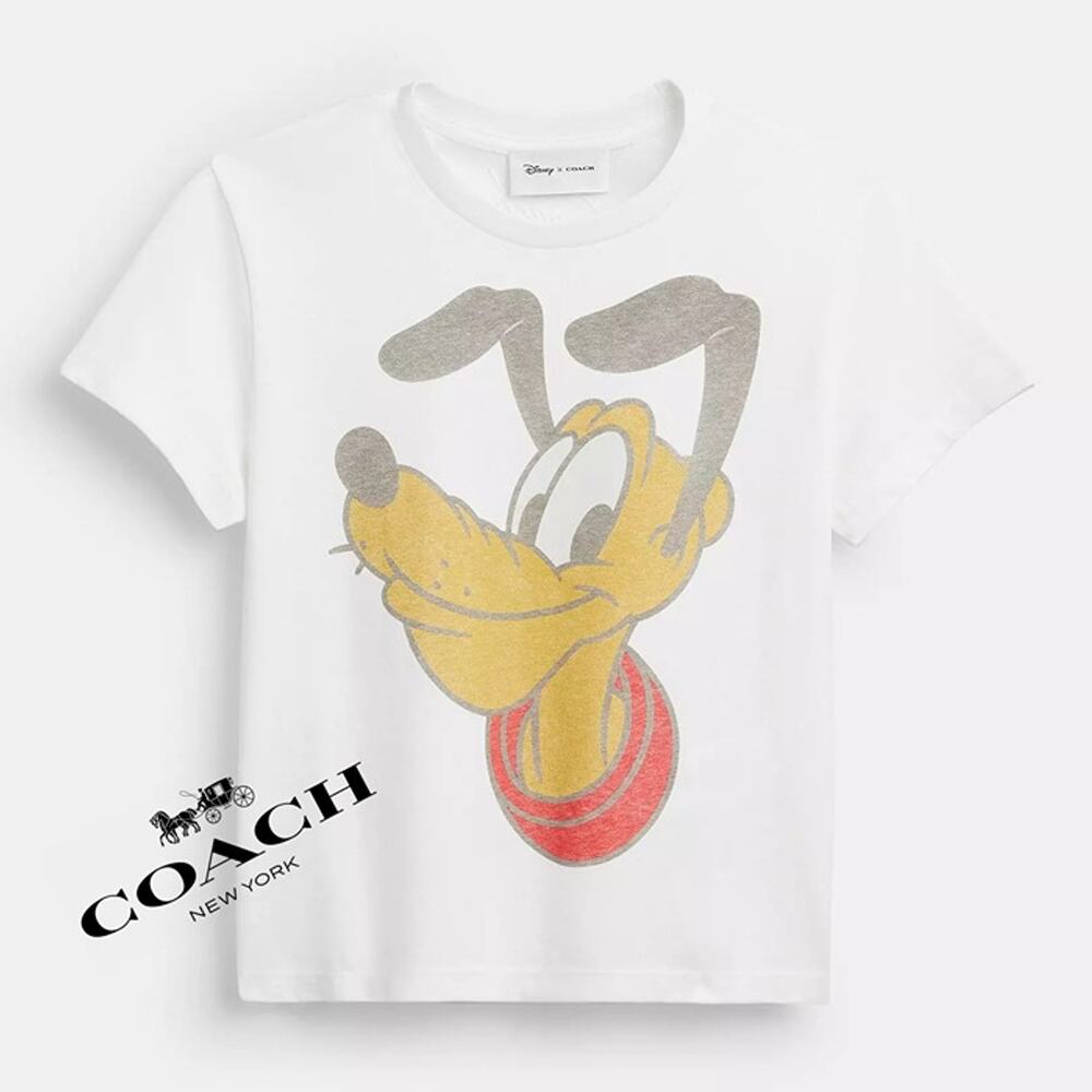 ❤️ Disney X Coach Pluto 90's Fit T-Shirt Special Edition